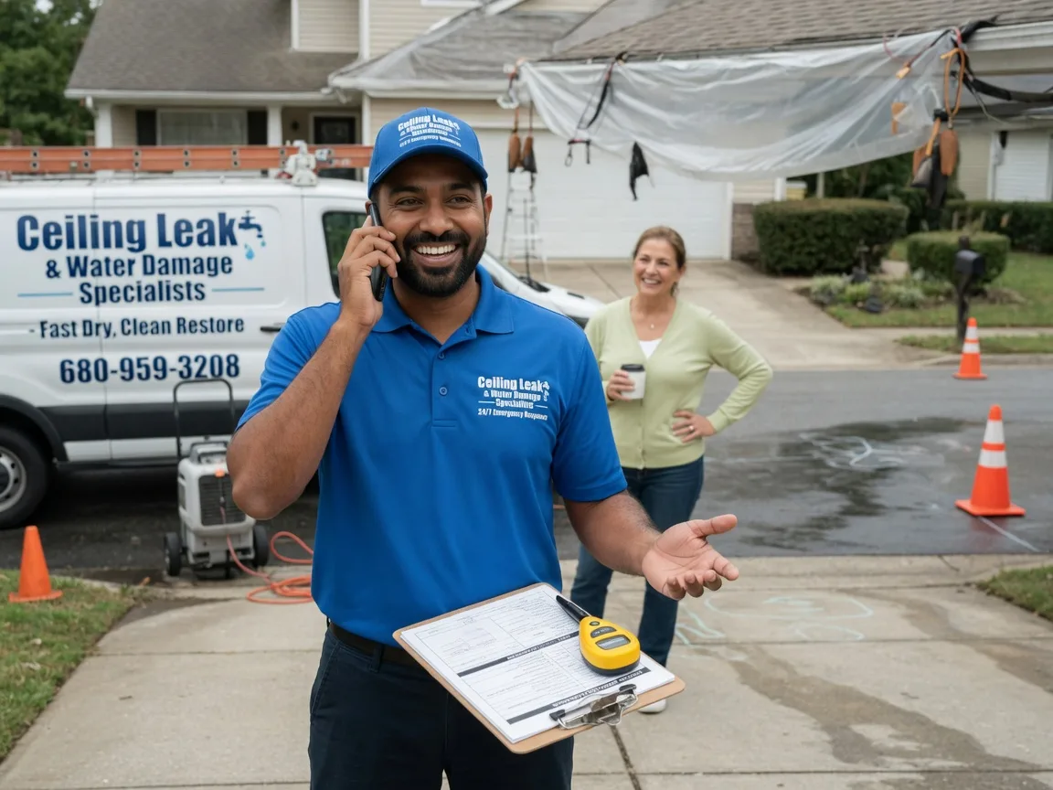 Ceiling Leak Cleanup Dandridge, TN FAQs